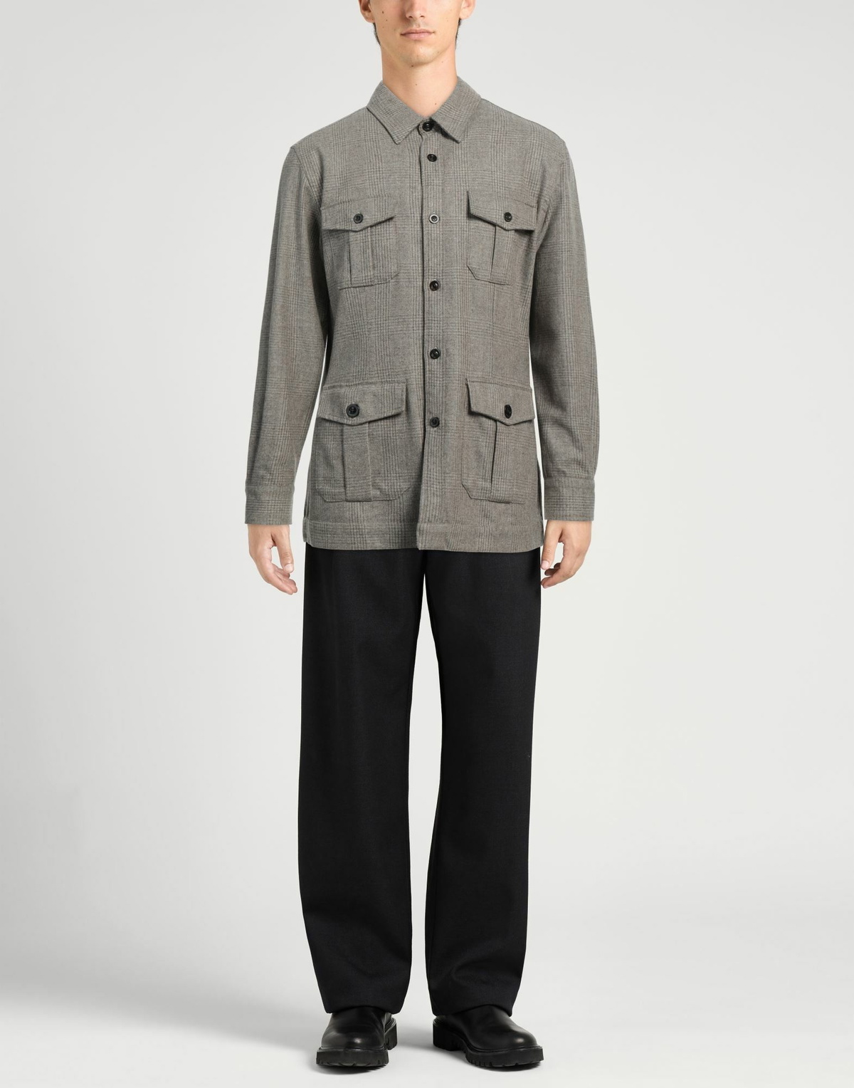 Boglioli Mens Shirt in Grey