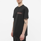 Alexander McQueen Men's Taped Logo T-Shirt in Black/Mix