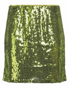 Gestuz Womens Mini skirt Lime in Green