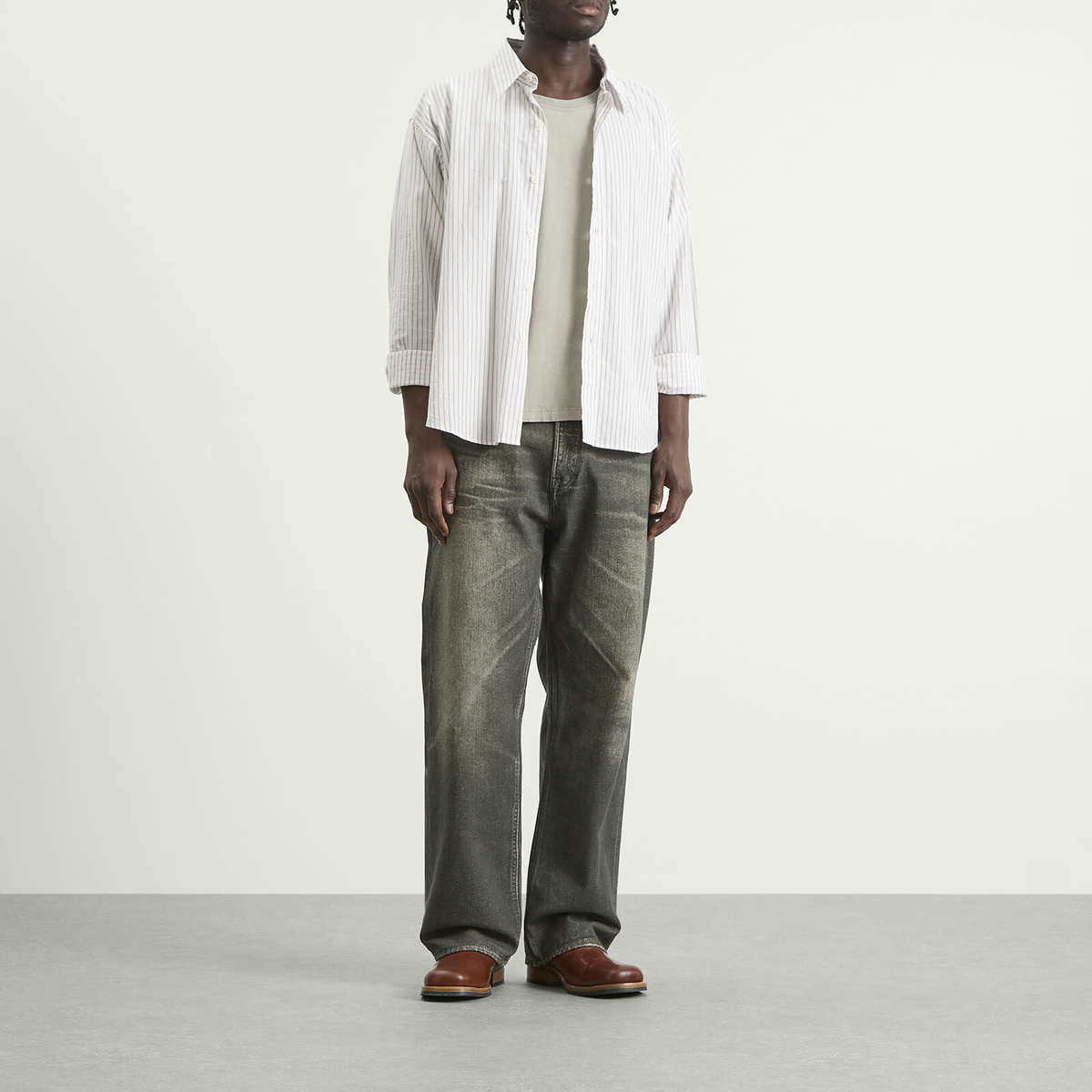 mfpen Men's Washed New T-Shirt in Washed Clay