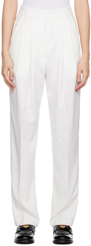 Photo: Tanner Fletcher White Clemence Trousers