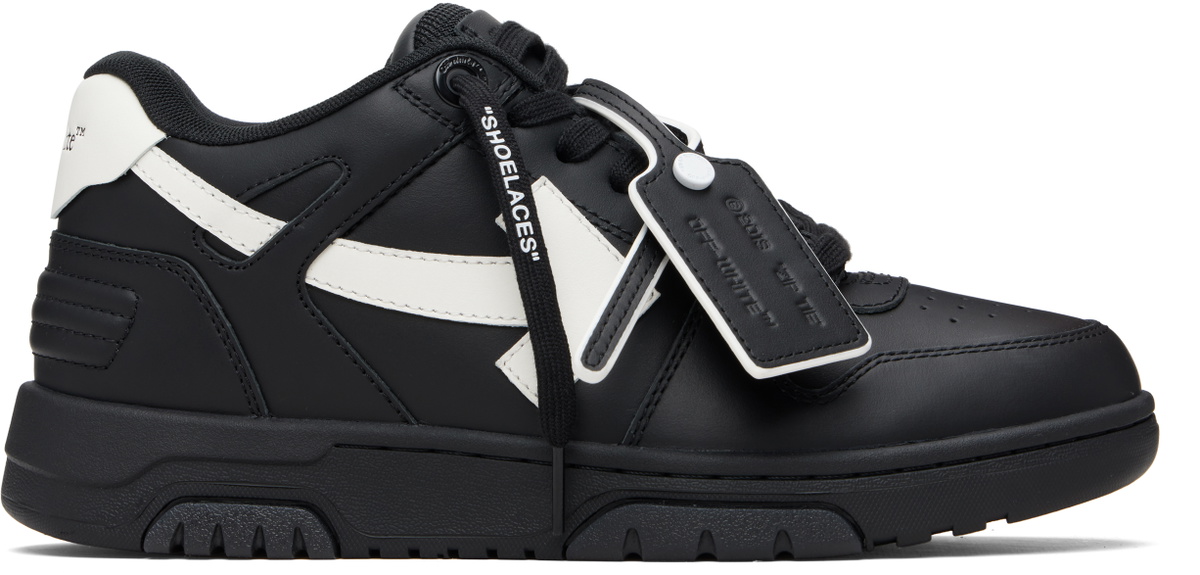 Off-White Black 'Out Of Office' Leather Sneakers