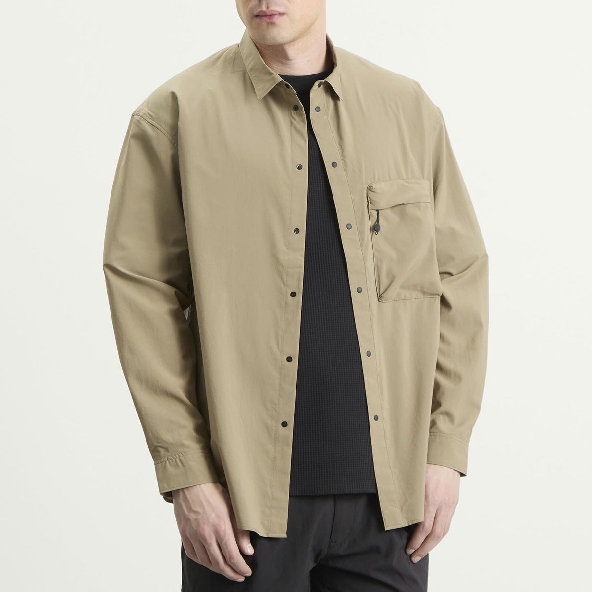 NANGA Men's PLC Excursion Shirt in Khaki