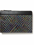 Paul Smith - Embossed Printed Leather Laptop Case