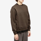 Lady White Co. Men's Crew Neck Sweat in Black Mushroom