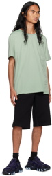 Balmain Green Embossed T-Shirt