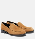 Khaite Miles suede loafers