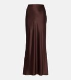 The Sei Silk satin maxi skirt