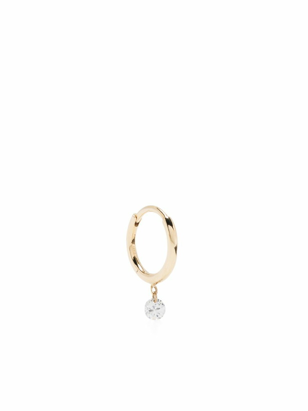 Photo: Persée 18K Yellow Gold Drop Hoop Earring