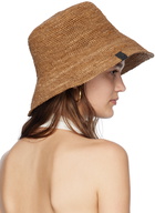 rag & bone Brown Jade Rollable Beach Hat