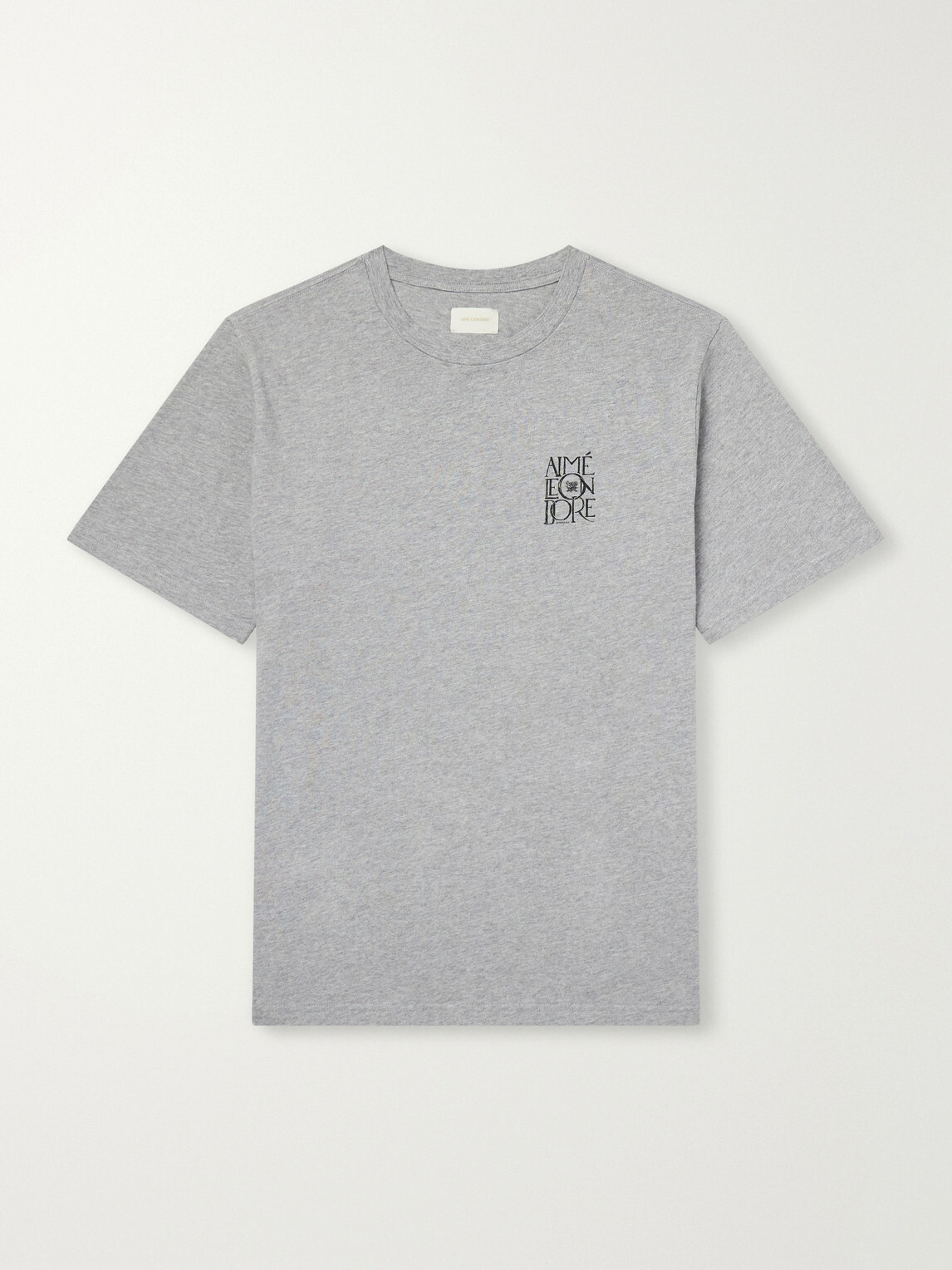 Aimé Leon Dore - Logo-Print Cotton-Jersey T-Shirt - Gray