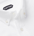 TOM FORD - White Slim-Fit Cotton Oxford Shirt - White