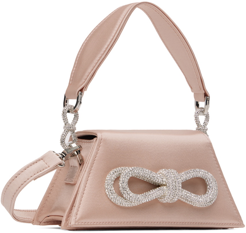 MACH & MACH Pink Double Bow Samantha Small Bag