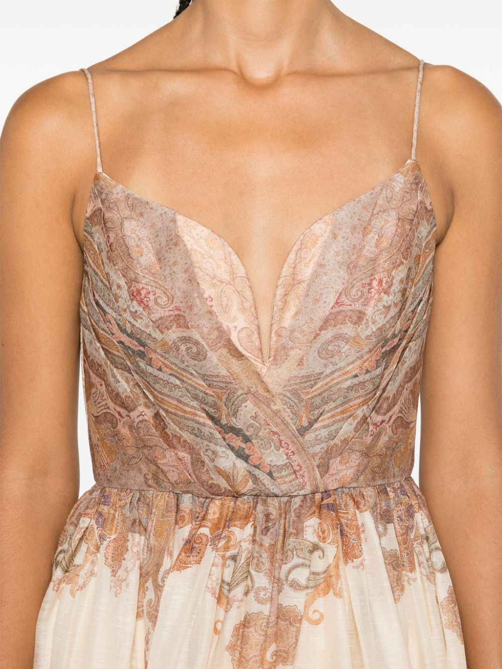 ZIMMERMANN Illustration Midi Dress