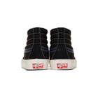 Vans Black and Blue OG Sk8-Hi LX Sneakers