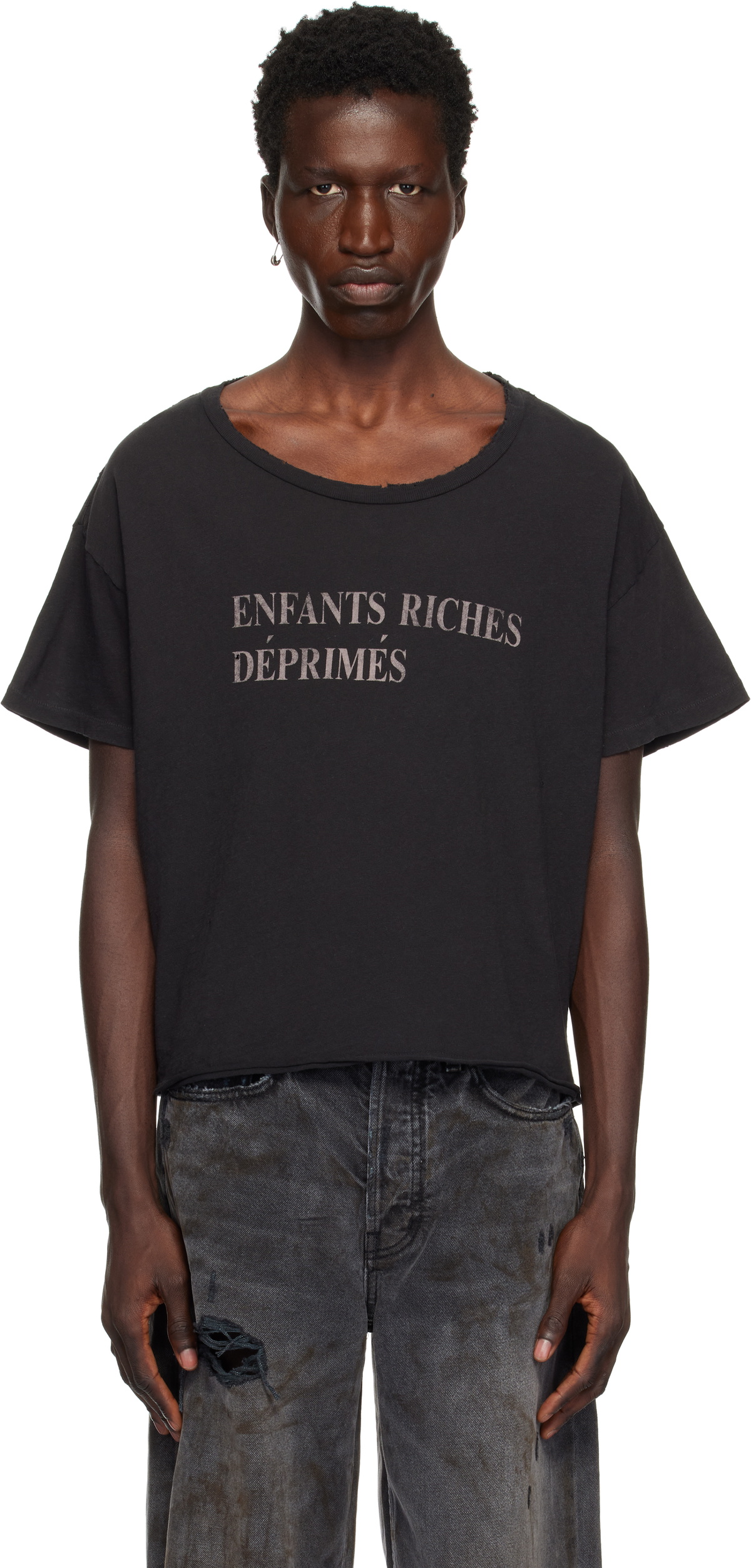 Enfants Riches Déprimés Black Classic Logo T-shirt Enfants Riches