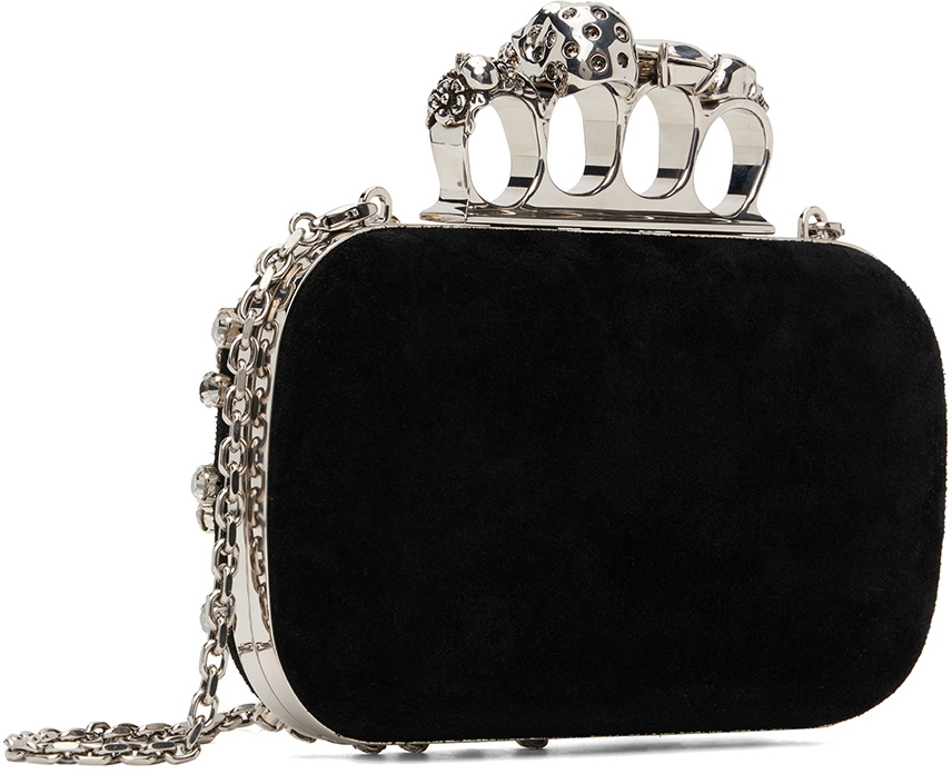 Alexander McQueen Black Knuckle Clutch Alexander McQueen
