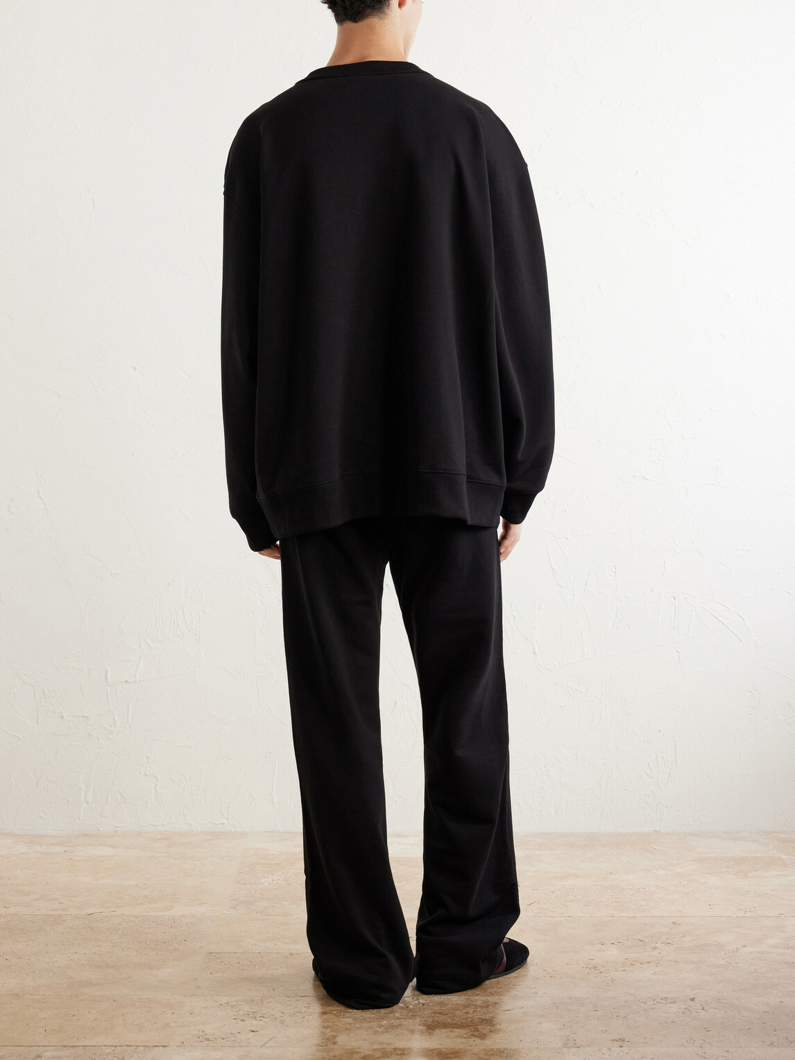 Dries Van Noten - Hax Oversized Cotton Sweatshirt - Black