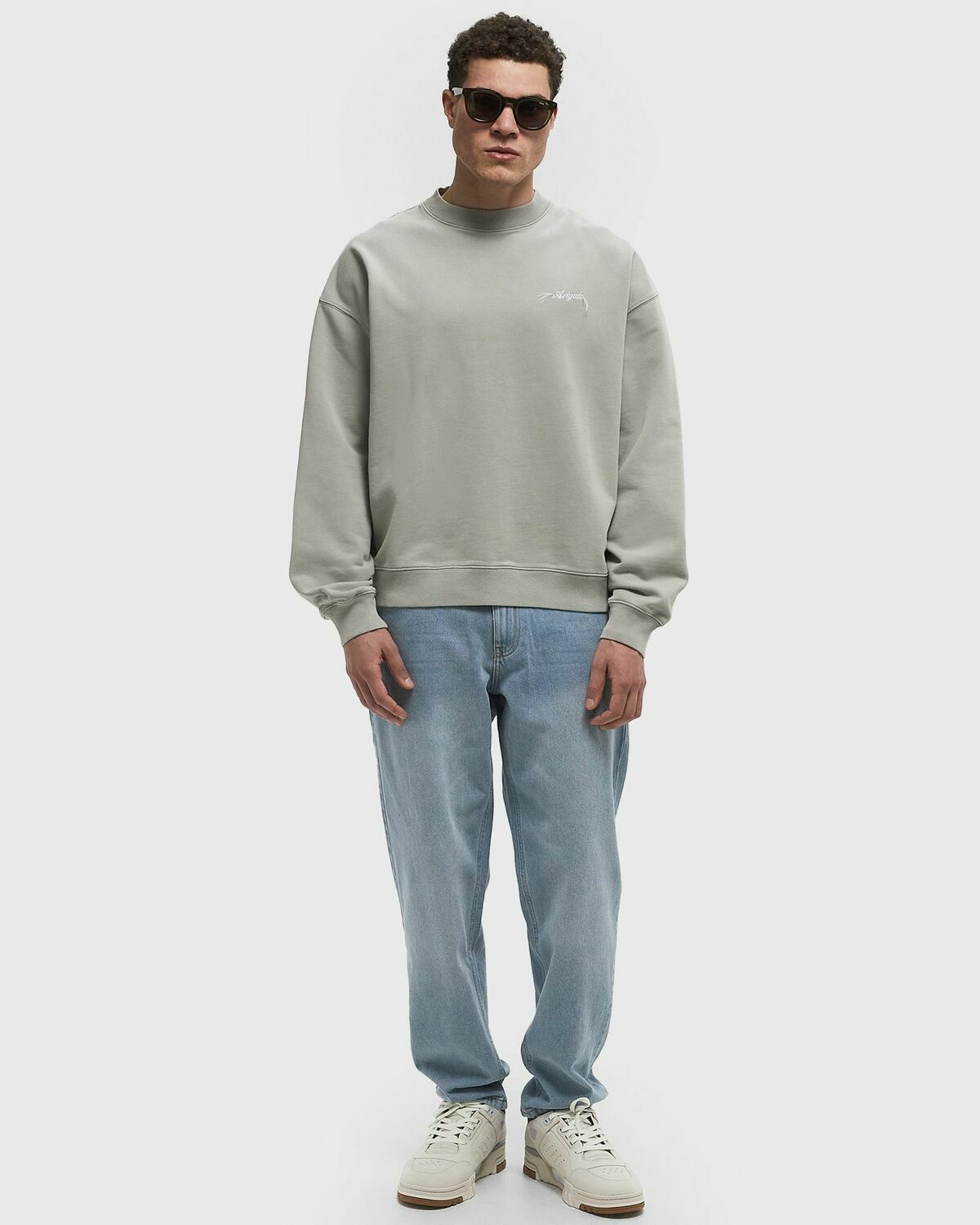 Axel Arigato Honor Washed Sweatshirt Green Men