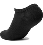 Nike Training - Three-Pack Everyday Cushioned Dri-FIT Cotton-Blend No-Show Socks - Black