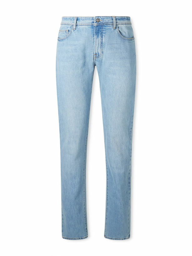 Photo: Canali - Straight-Leg Jeans - Blue