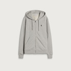 AMI Paris Men's ADC Loopback Zip Hoodie in Heather Ash Grey