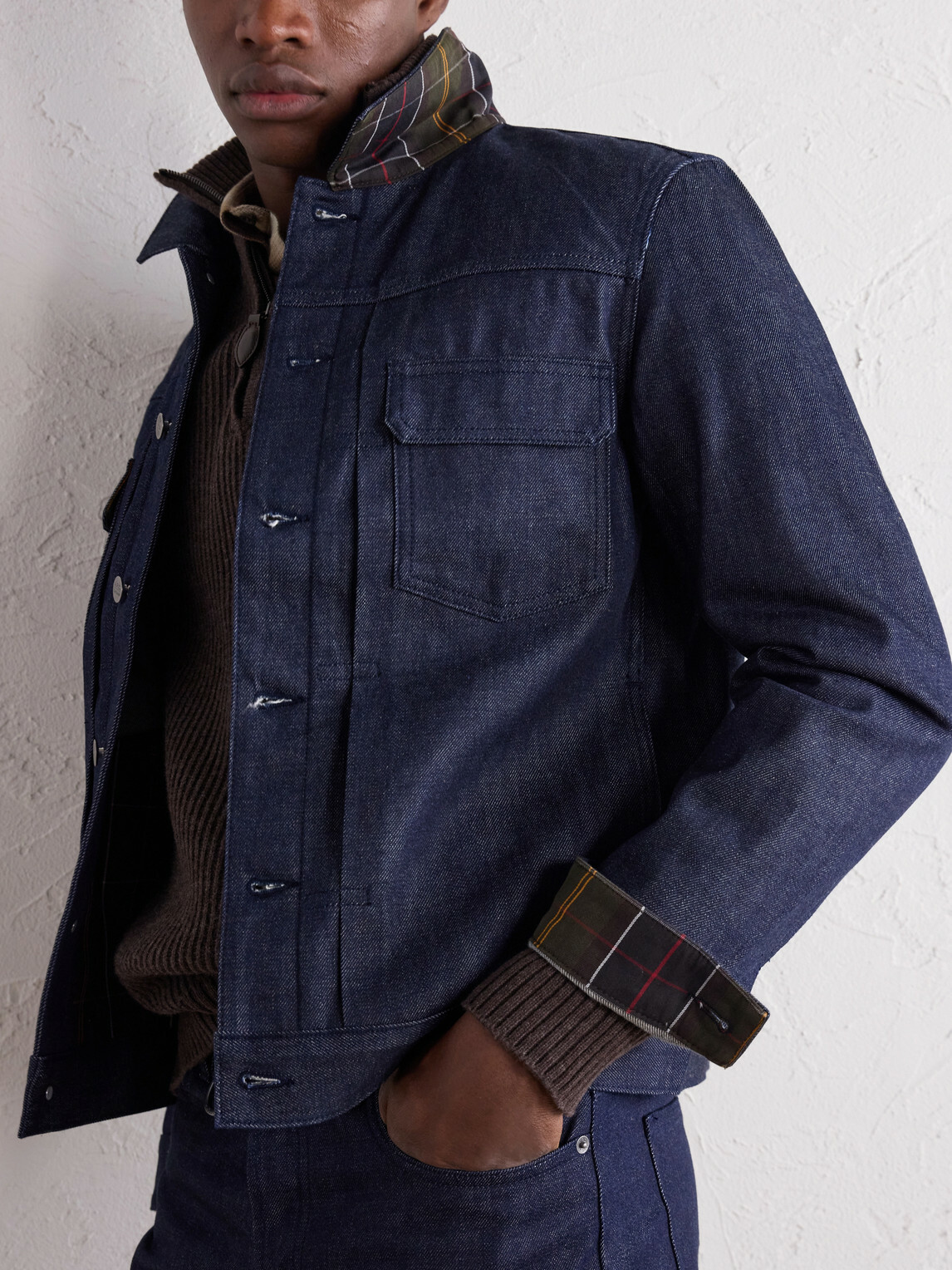 Barbour - A.P.C. Denim Jacket - Blue