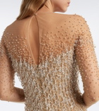 Georges Hobeika Embellished tulle gown
