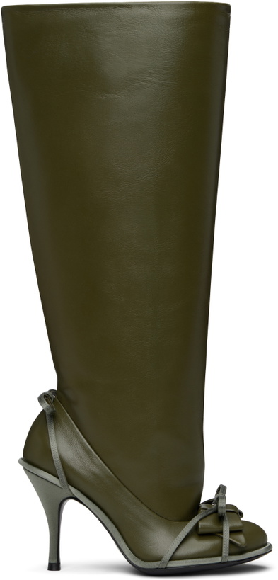 Photo: ALL-IN Khaki Double Tall Boots