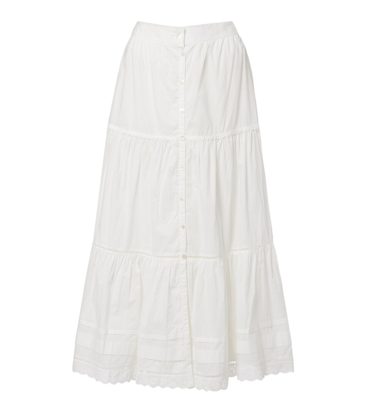 Photo: Poupette St Barth Ines broderie anglaise maxi skirt