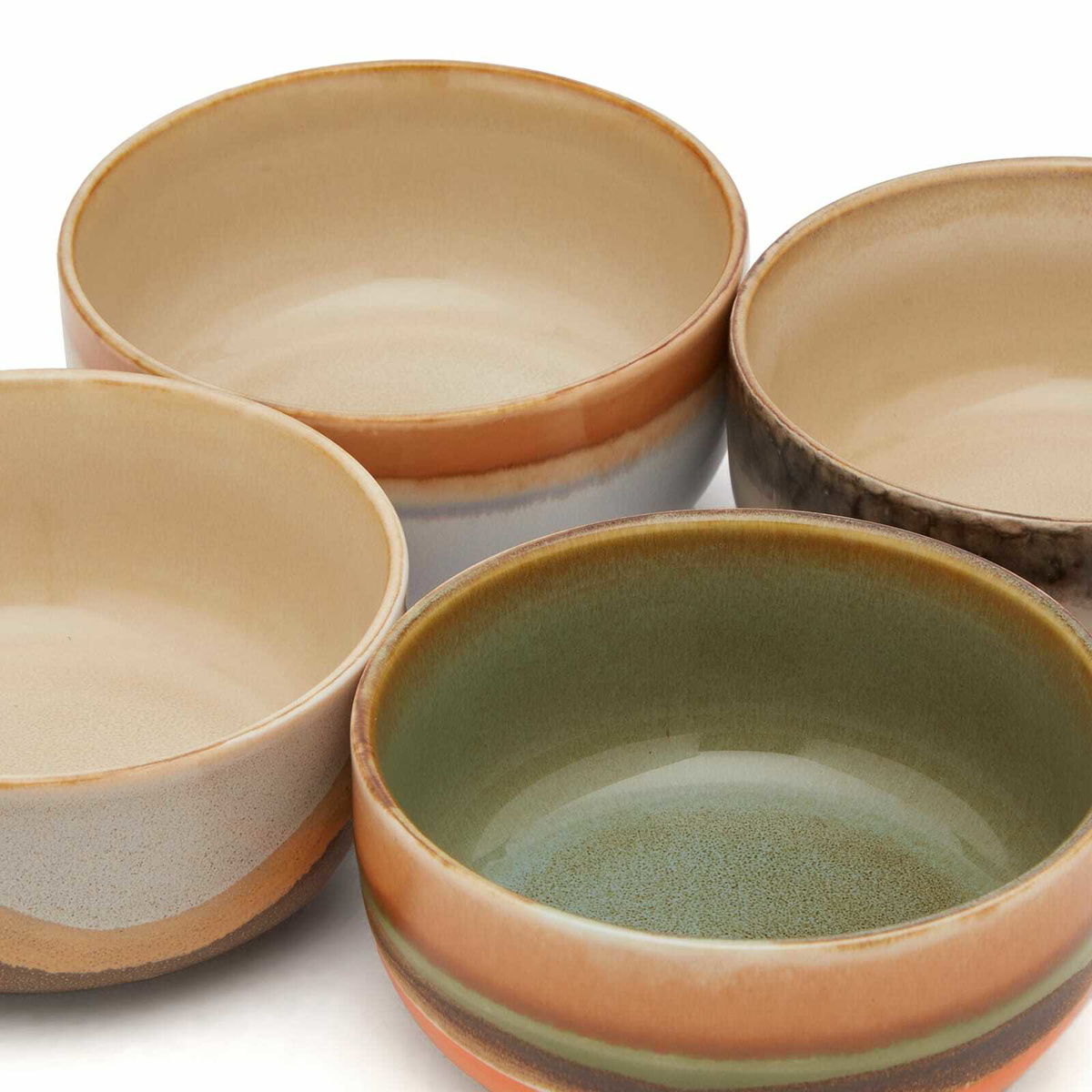 HKliving Dessert Bowls - Set of 4 in Reef 