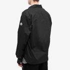 Moncler Men's Cotton Gabardine Overshirt in Black