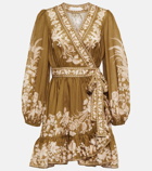 Zimmermann - Anneke floral cotton wrap dress
