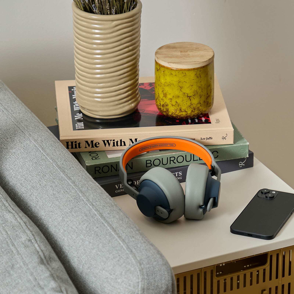 AIAIAI TMA-2 Move Blood Orange Wireless Headphones in Grey 