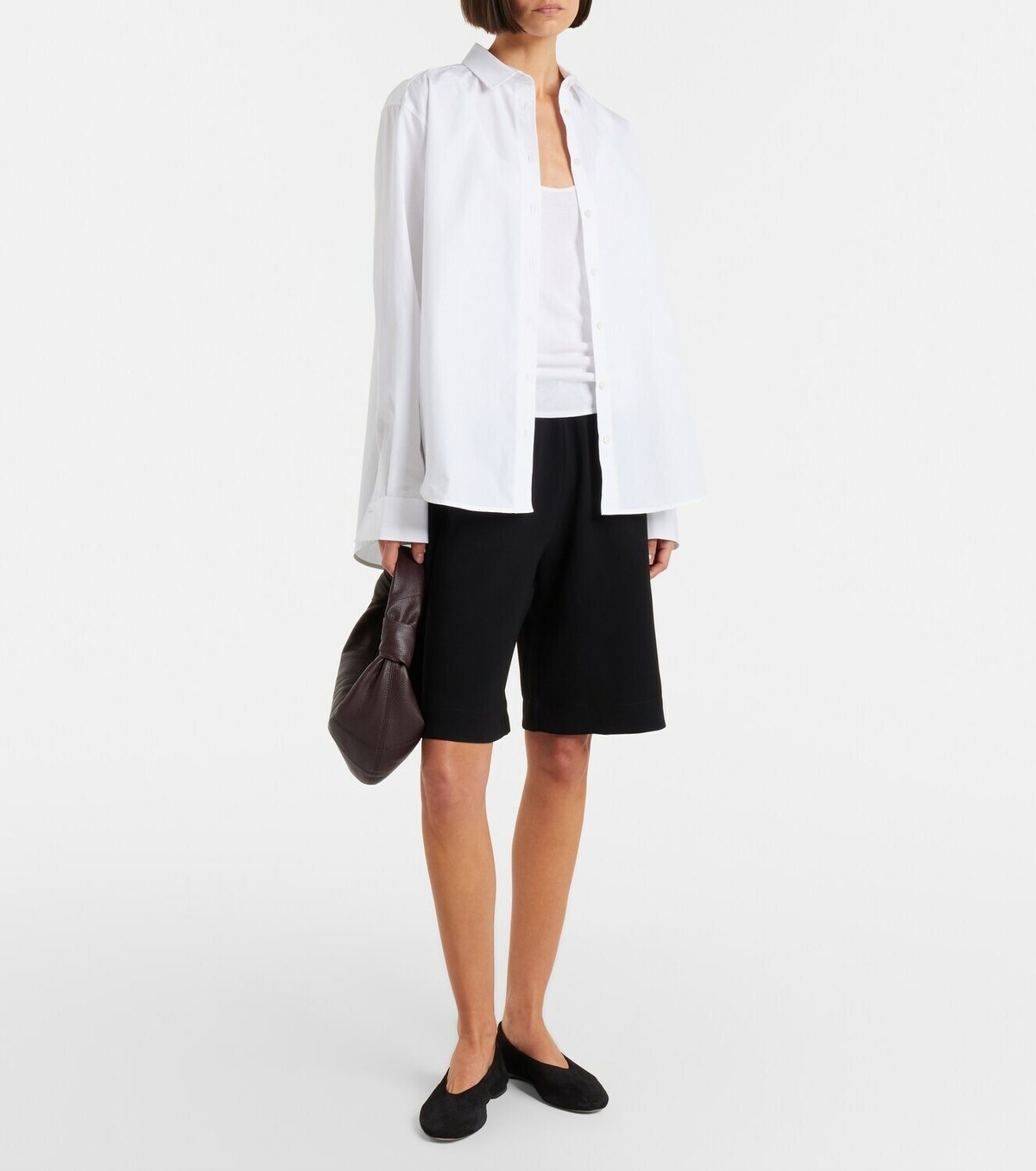 Leset Arielle crêpe shorts