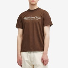 Sporty & Rich Men's 1800 Health T-Shirt in Chocolate/Cream