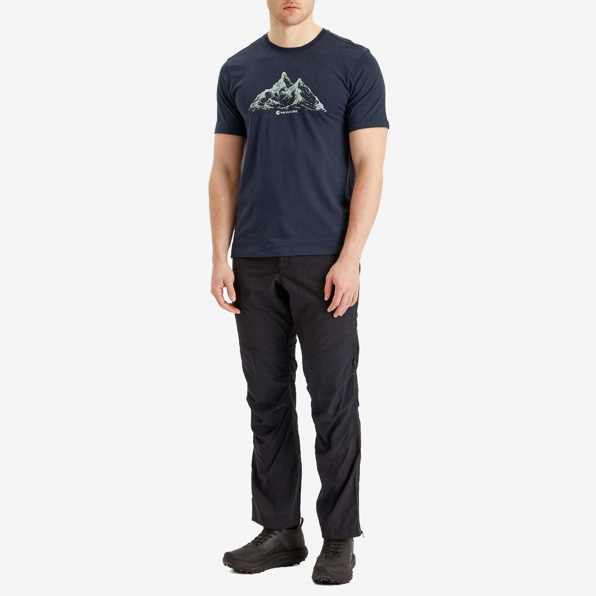 Montane Men's Dual Mountain T-Shirt in Eclipse Blue