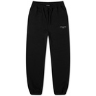 Comme des Garçons Homme Men's Logo Sweat Pant in Black/White