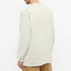 WTAPS Men's Long Sleeve Blank 01 Washed T-Shirt in Off White