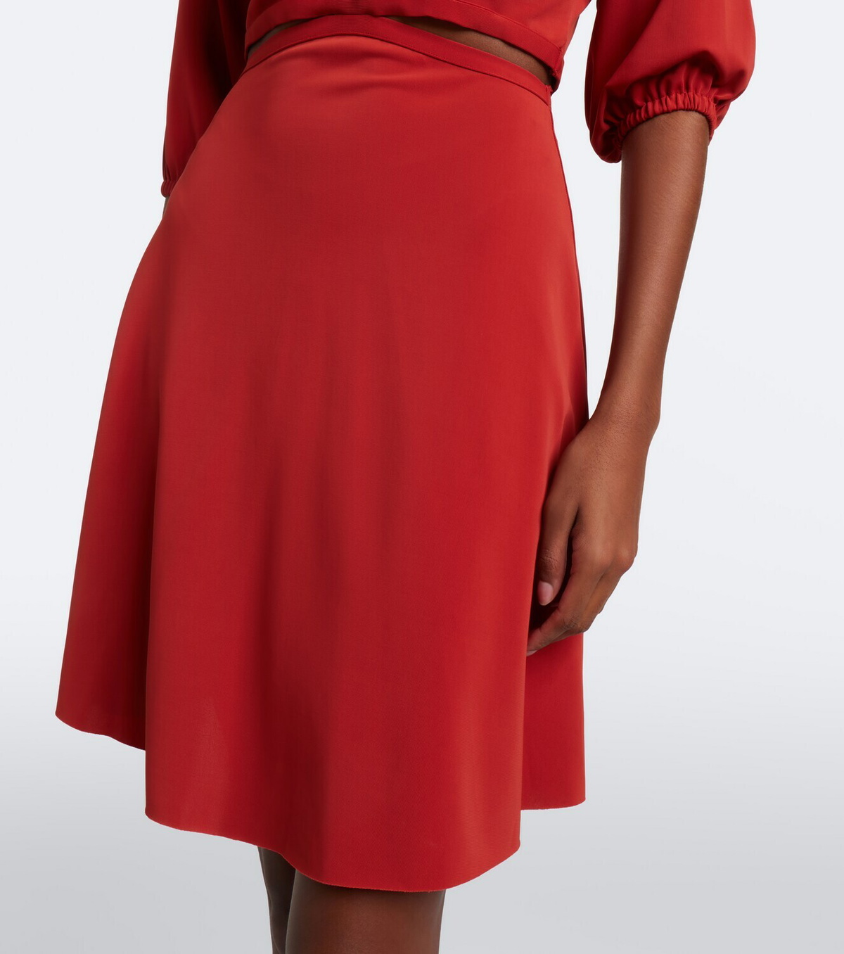 Eres Esmee cutout jersey minidress