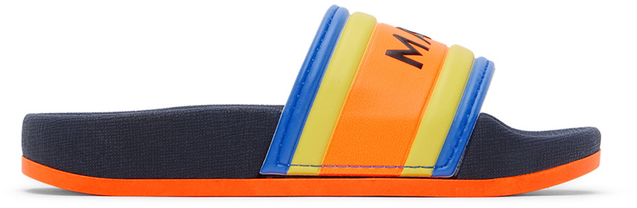 Marc Jacobs Kids Navy Rubber Sandals