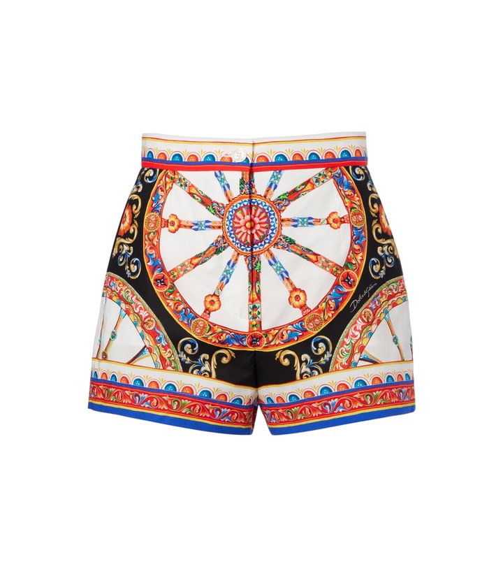 Photo: Dolce&Gabbana Cotton printed shorts