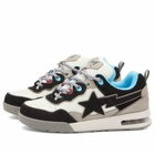 A Bathing Ape Men's Road Sta New Sneaker in Black