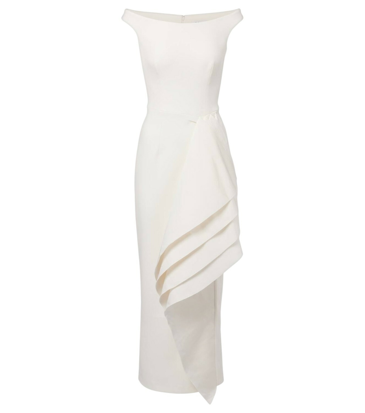 SAFIYAA サフィヤ ドレス ワンピース One-shoulder crepe1045428 Safiyaa One-shoulder crêpe midi dress Safiyaa