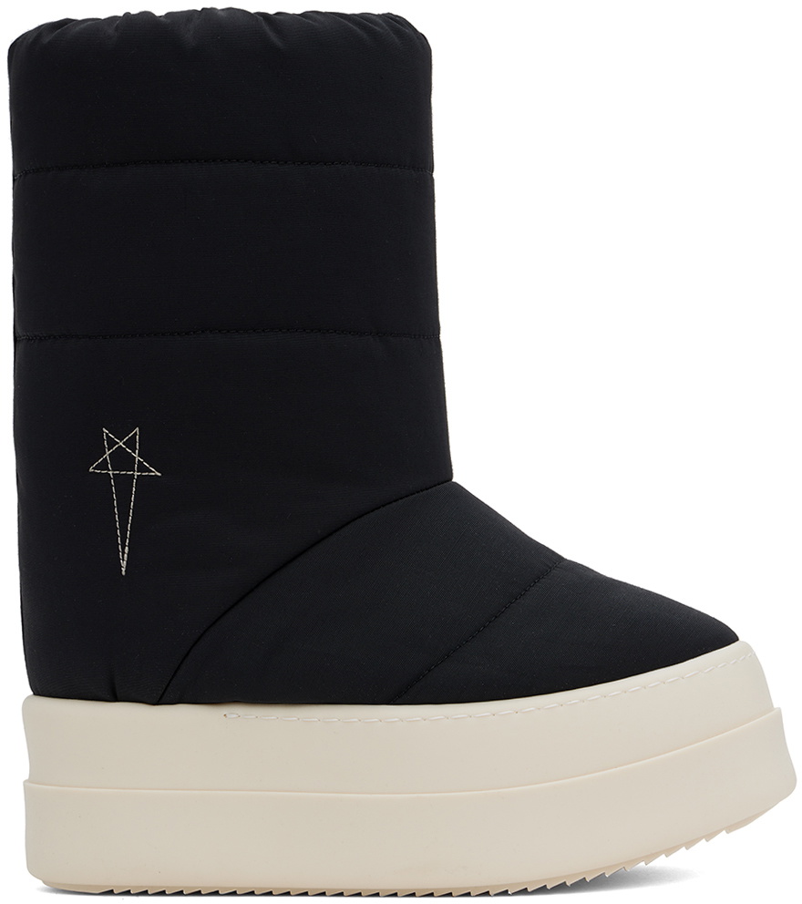 Rick Owens Women's Boot Mega Bumper Lunar Black