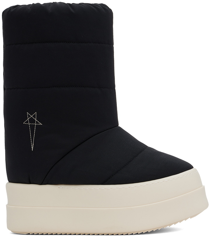 Photo: Rick Owens DRKSHDW Black Porterville Mega Bumper Lunar Boots