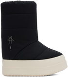Rick Owens DRKSHDW Black Porterville Mega Bumper Lunar Boots