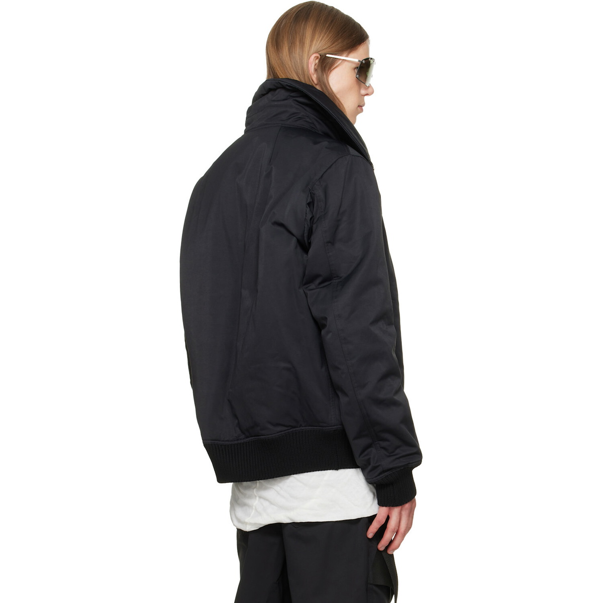 Rick Owens Black Tower Dracuflight Jacket