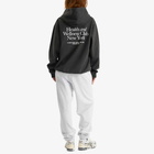 Sporty & Rich Women's HWCNY Hoodie in Faded Black