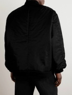 The Frankie Shop - Astra Satin-Twill Bomber Jacket - Black